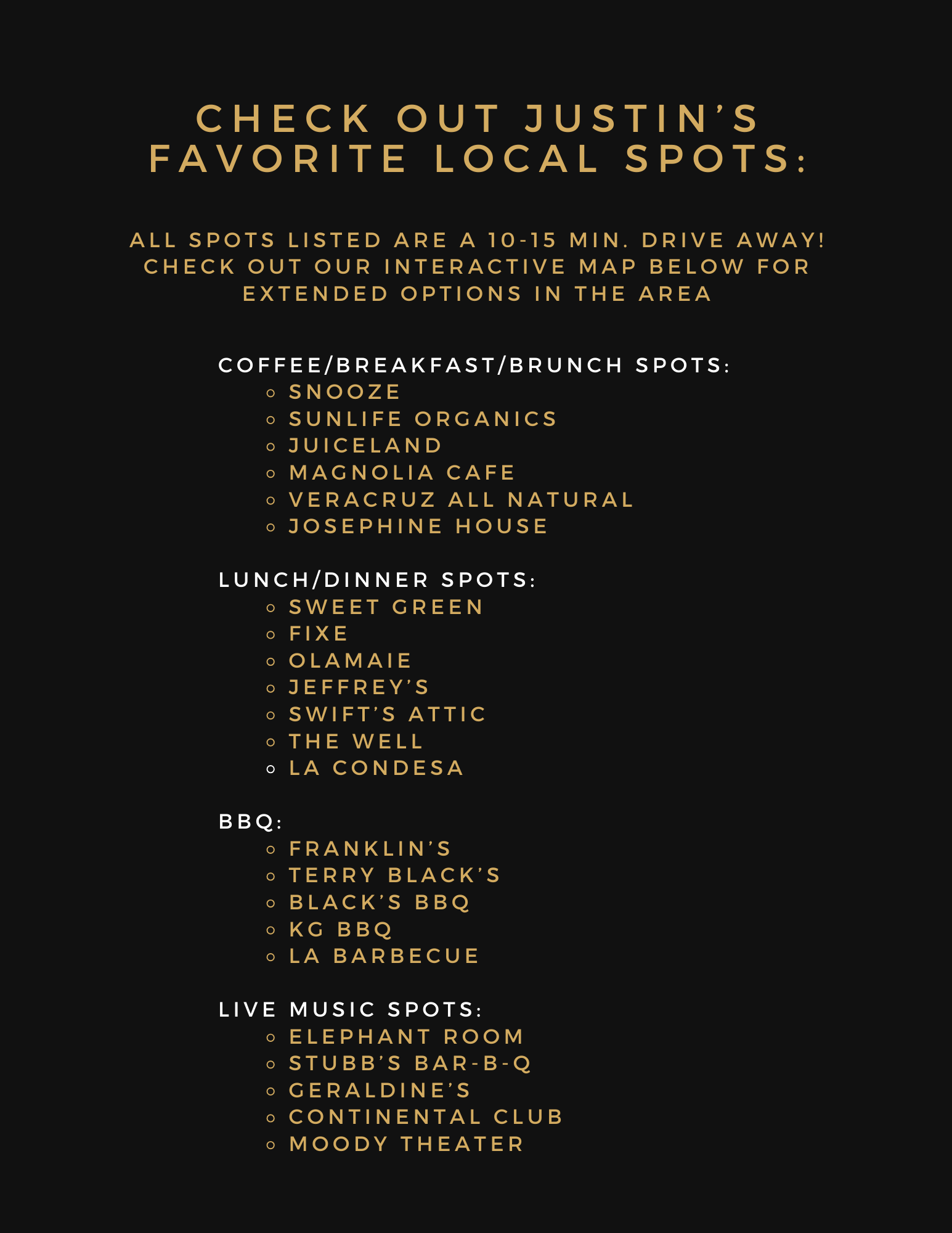 updated local spots to check out